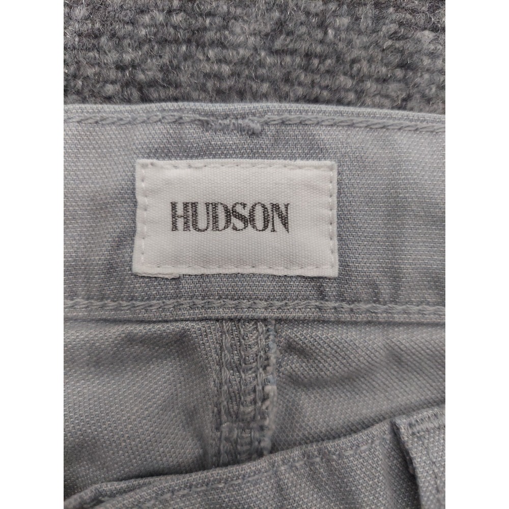 Hudson Jeans Mens 32x33 Gray Denim BLAKE Preppy Stretch Slim Straight - Picture 3 of 15